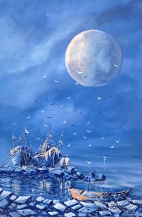 Malik Tariq, 12 x 18 Inch, Acrylic On Canvas, Cityscape Painting, AC-MKT-009